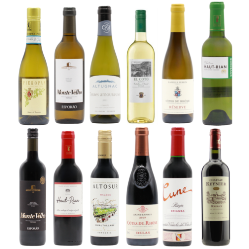 Favourite Whites & Reds Twelve HALVES (12×37.5cl)