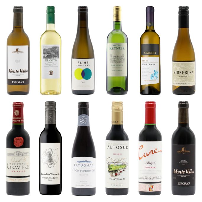 Favourite Whites & Reds Twelve HALVES (12×37.5cl)
