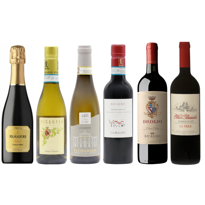 Classic Italian Mix HALVES (6x37.5cl)