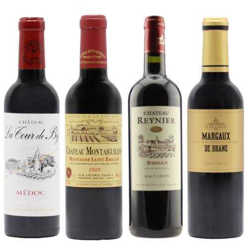 Mixed Case of Bordeaux Blends HALVES (4x37.5cl)