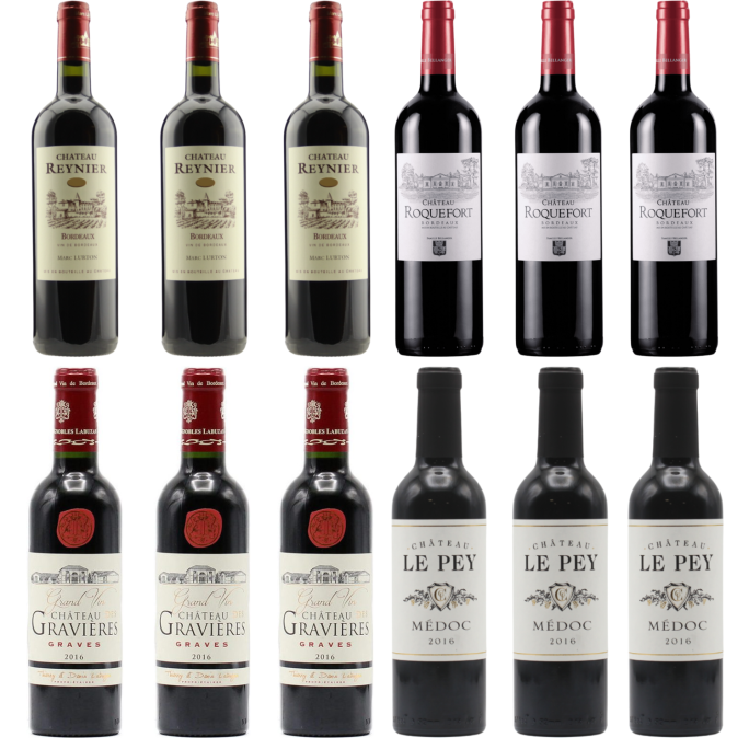 A Case of Bordeaux Twelve HALVES (12x37.5cl)