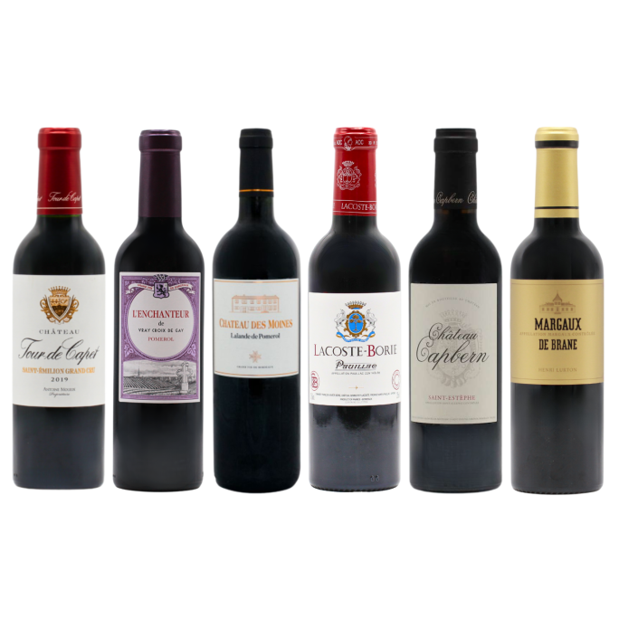 Grand Red Bordeaux Mix HALVES (6x37.5cl)