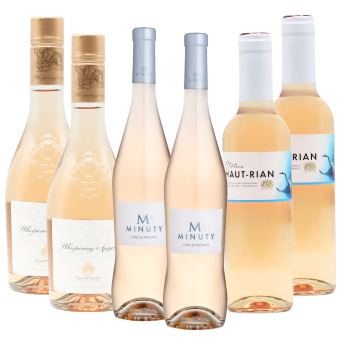 Rose Mix 6 HALVES (3x2x37.5cl) *Delivery From Wednesday 7th October