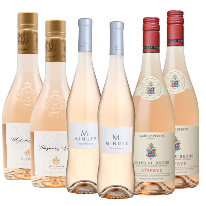 Rose Mix 6 HALVES (3x2x37.5cl)