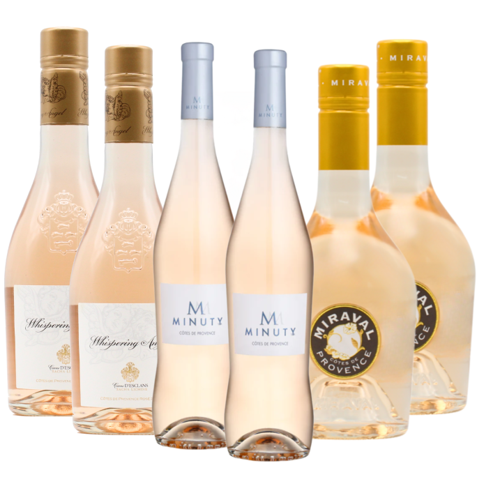 Rose Mix 6 HALVES (3x2x37.5cl)