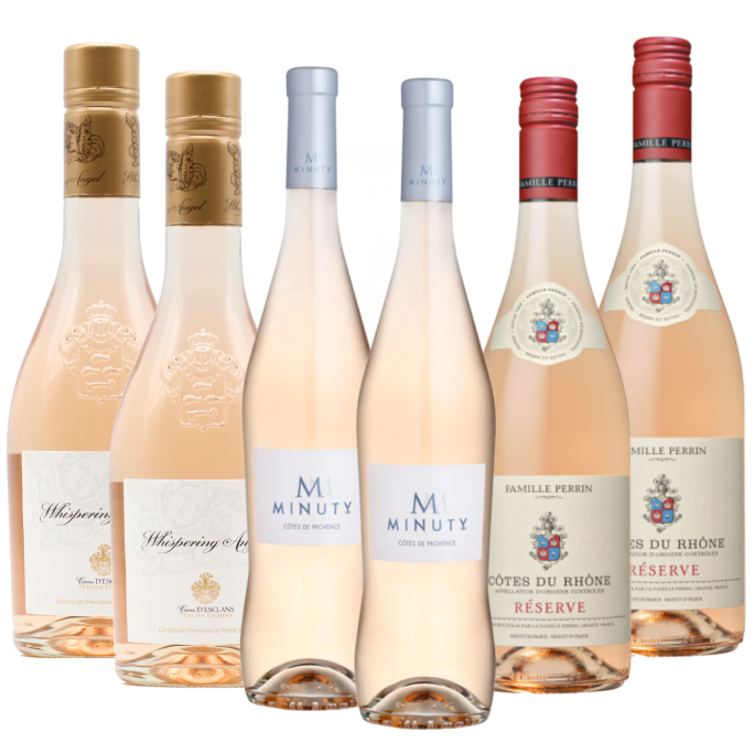 Rose Mix 6 HALVES (3x2x37.5cl)