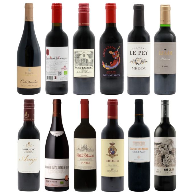 Twelve Fine Reds HALVES (12x37.5cl)