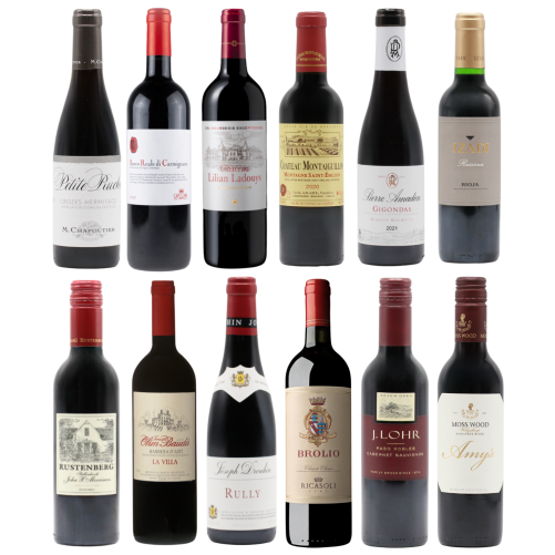 Twelve Fine Reds HALVES (12x37.5cl)