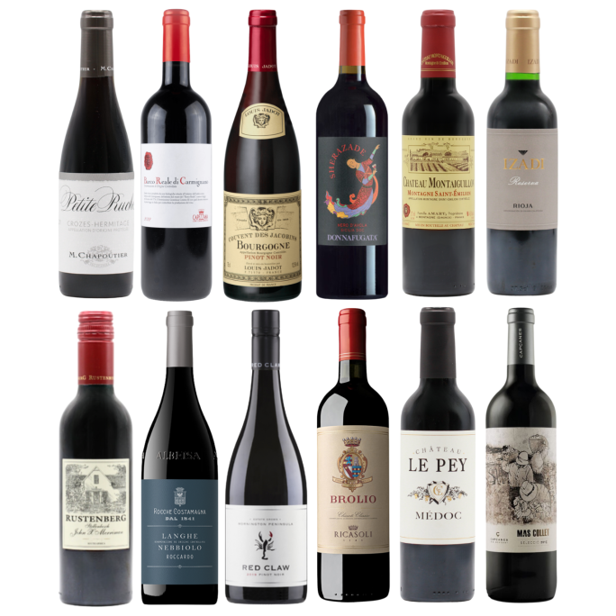 Twelve Fine Reds HALVES (12x37.5cl)