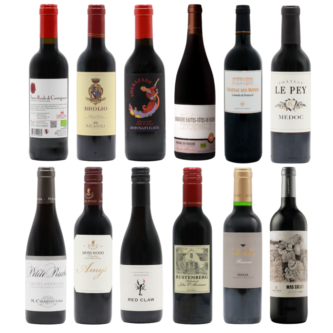 Twelve Fine Reds HALVES (12x37.5cl)