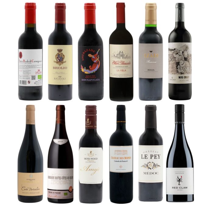 Twelve Fine Reds HALVES (12x37.5cl)