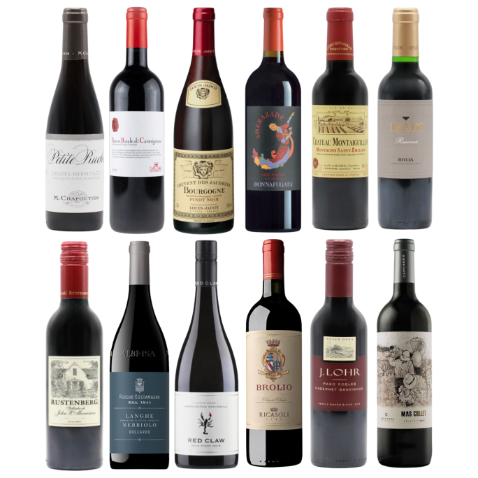 Twelve Fine Reds HALVES (12x37.5cl)