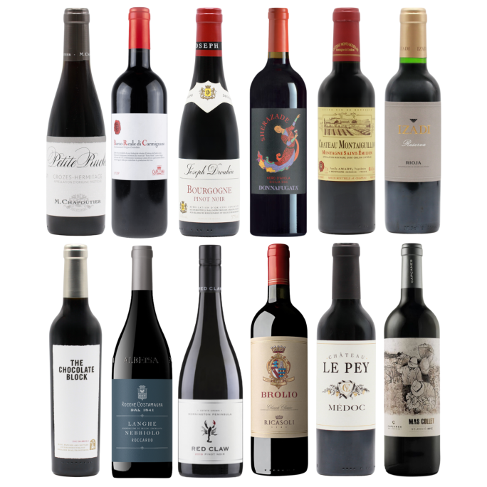 Twelve Fine Reds HALVES (12x37.5cl)