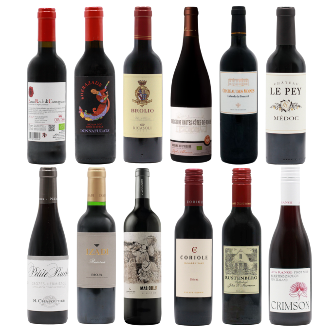 Twelve Fine Reds HALVES (12x37.5cl)