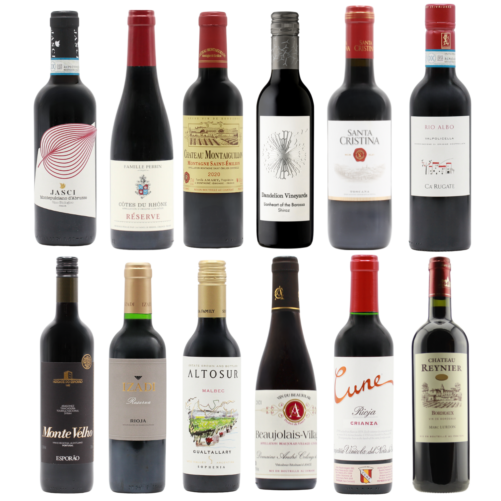 Favourite Reds Twelve HALVES (12×37.5cl)