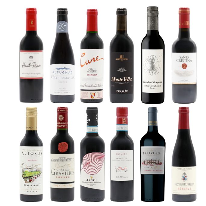 Favourite Reds Twelve HALVES (12×37.5cl)