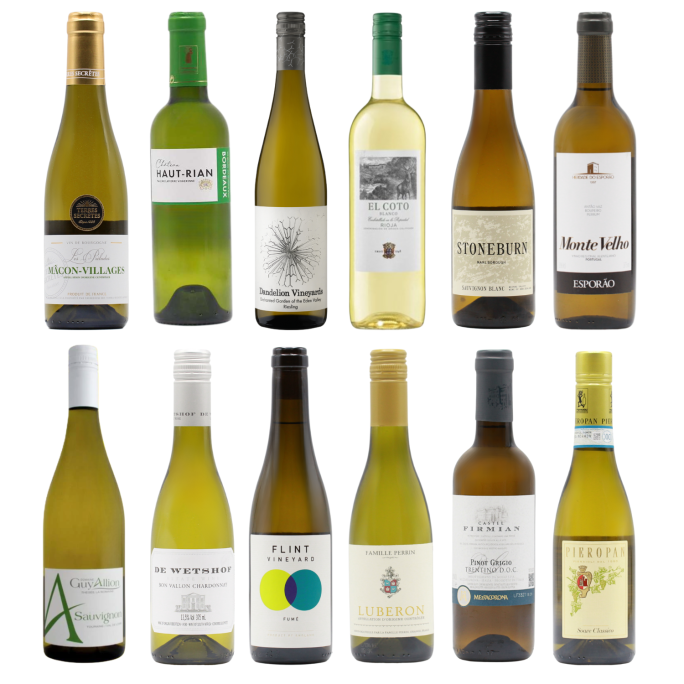 Favourite Whites Twelve HALVES (12×37.5cl)