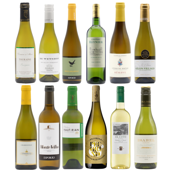 Favourite Whites Twelve HALVES (12×37.5cl)