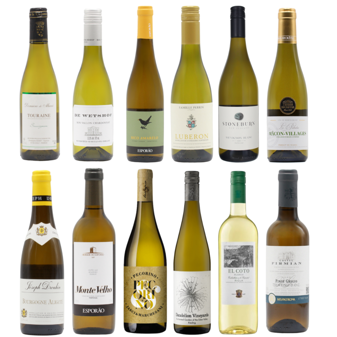 Favourite Whites Twelve HALVES (12×37.5cl)