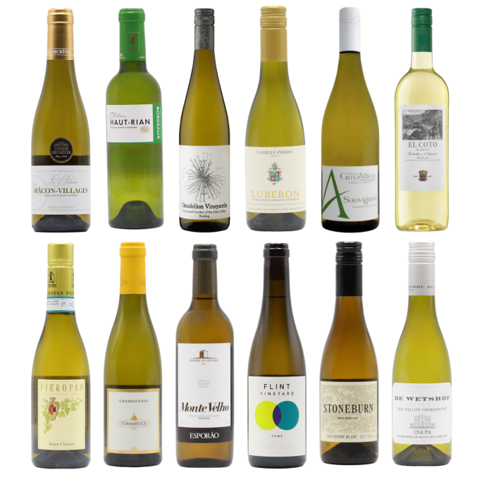 Favourite Whites Twelve HALVES (12×37.5cl)