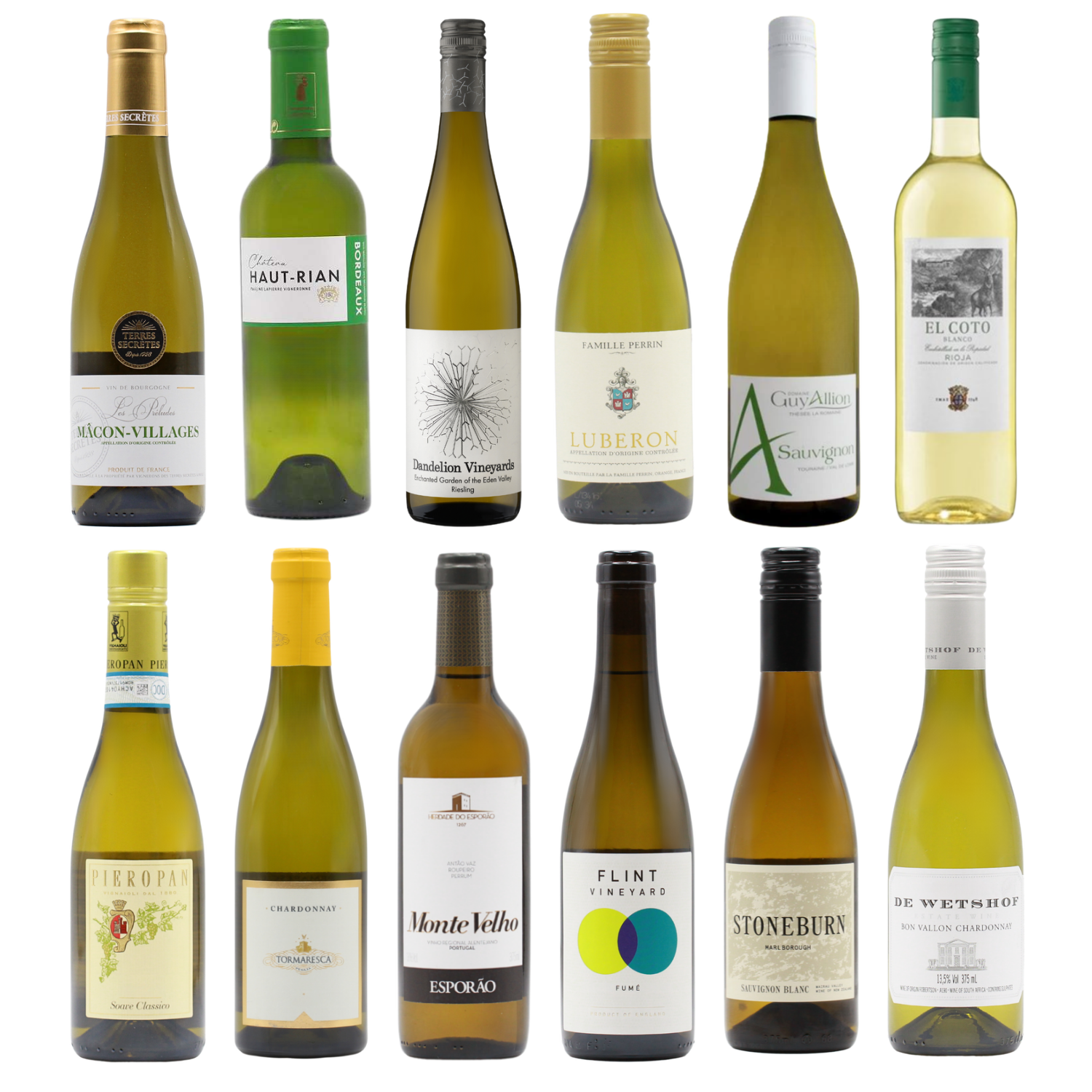Favourite Whites Twelve HALVES (12×37.5cl)