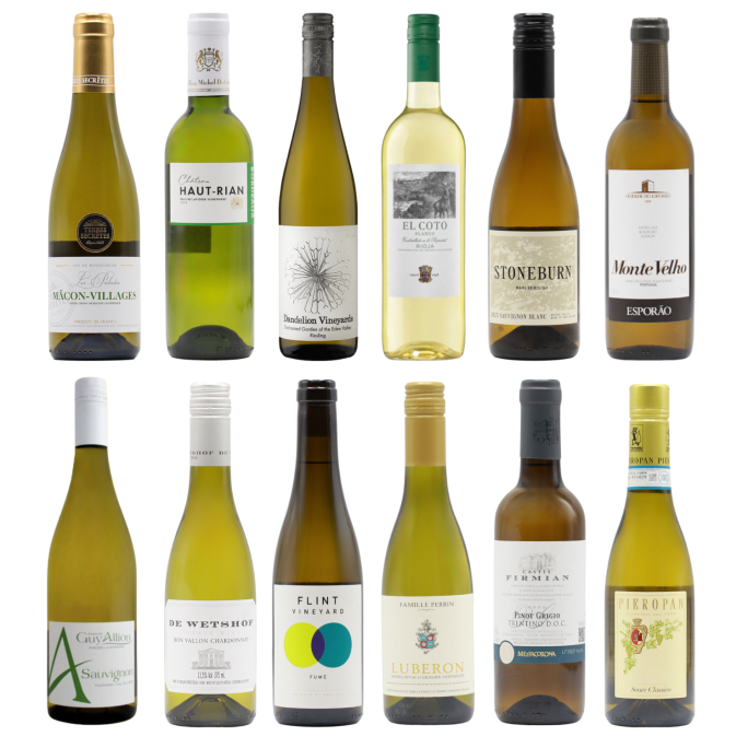 Favourite Whites Twelve HALVES (12×37.5cl)