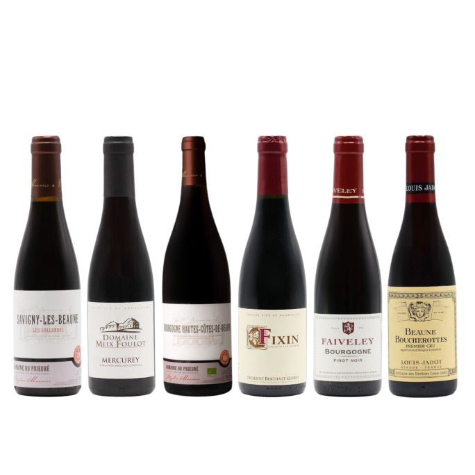 Red Burgundy Mix HALVES (6×37.5cl)
