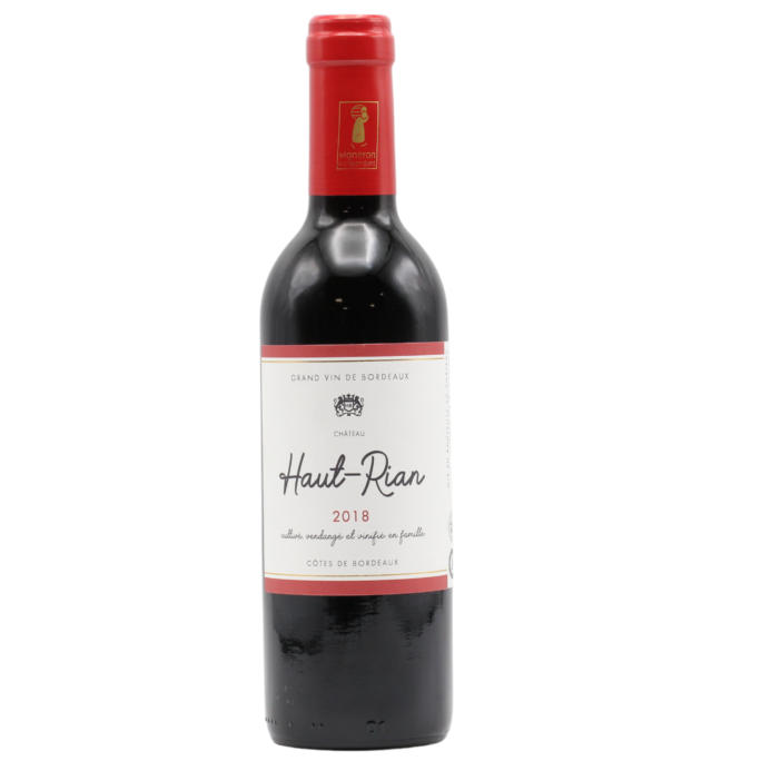 Chateau Haut-Rian Cotes de Bordeaux 2018 Half Bottle (37.5cl)