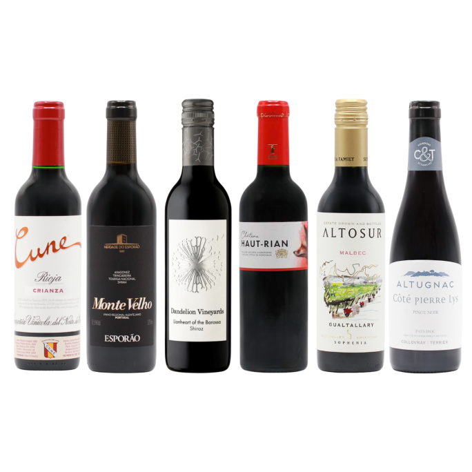 Favourite Reds Six HALVES (6×37.5cl)