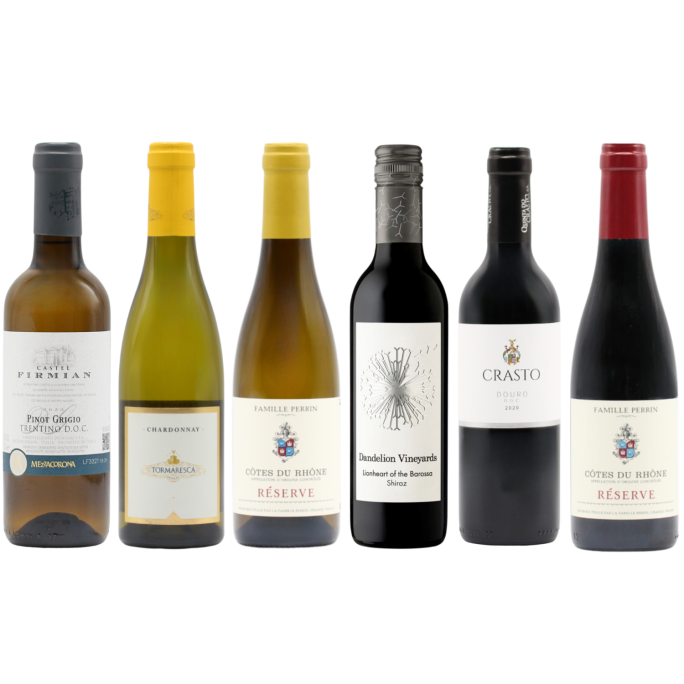 Favourite Whites & Reds Six HALVES (6×37.5cl)