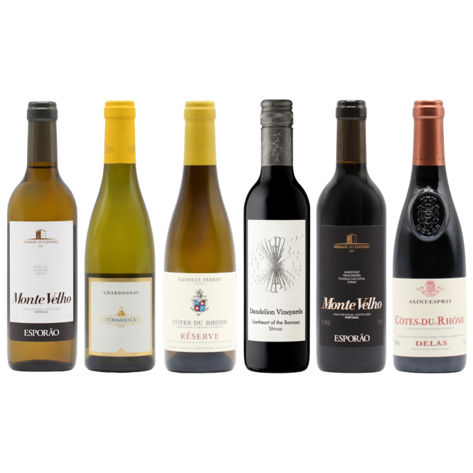 Favourite Whites & Reds Six HALVES (6×37.5cl)