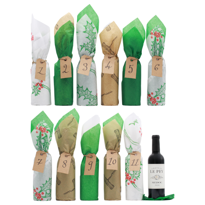 Red Wine Advent Case HALF BOTTLES (12x37.5cl)