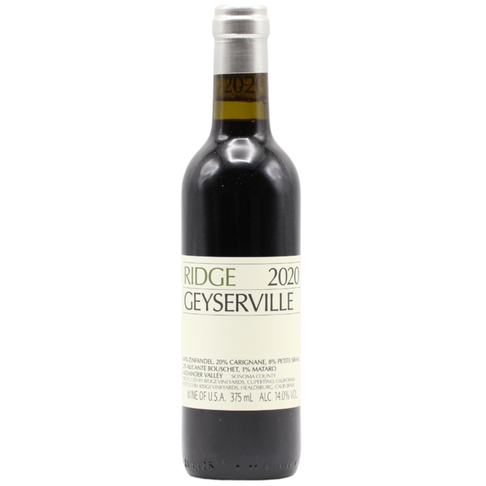 Ridge Vineyards Geyserville Sonoma County 2020 Half Bottle (37.5cl)