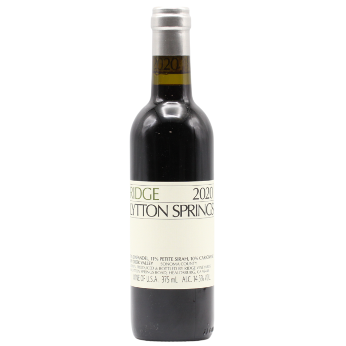 Ridge Vineyards Lytton Springs Sonoma County 2020 Half Bottle (37.5cl)