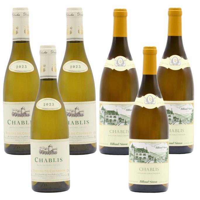 Mixed Case of 6 Chablis Half Bottles (2x3x37.5cl)