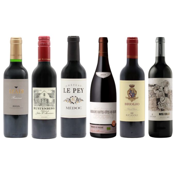 Six Fine Reds HALVES (6x37.5cl)