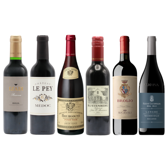 Six Fine Reds HALVES (6x37.5cl)