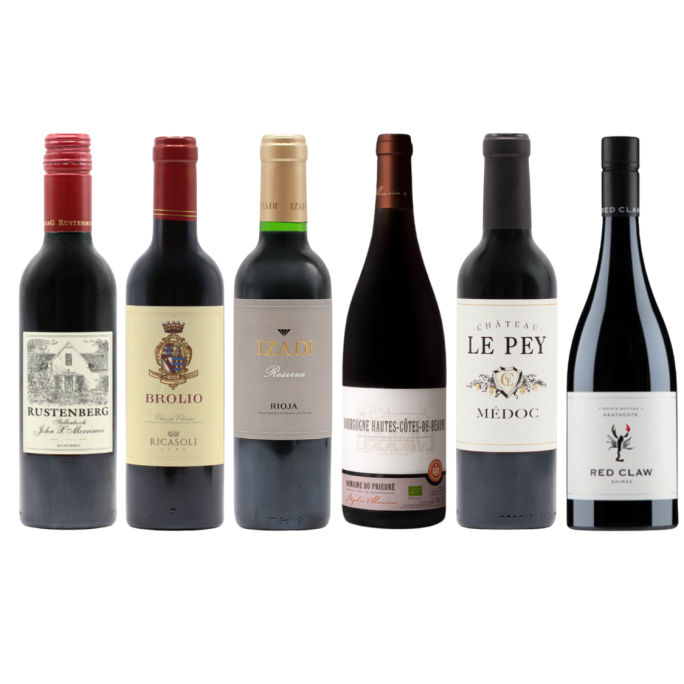 Six Fine Reds HALVES (6x37.5cl)