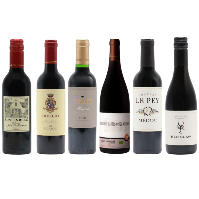 Six Fine Reds HALVES (6x37.5cl)