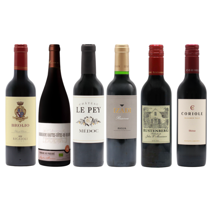 Six Fine Reds HALVES (6x37.5cl)