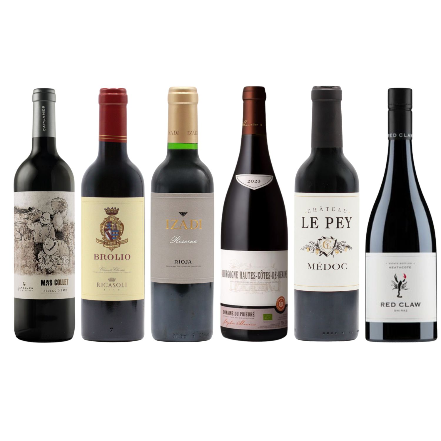 Six Fine Reds HALVES (6x37.5cl)