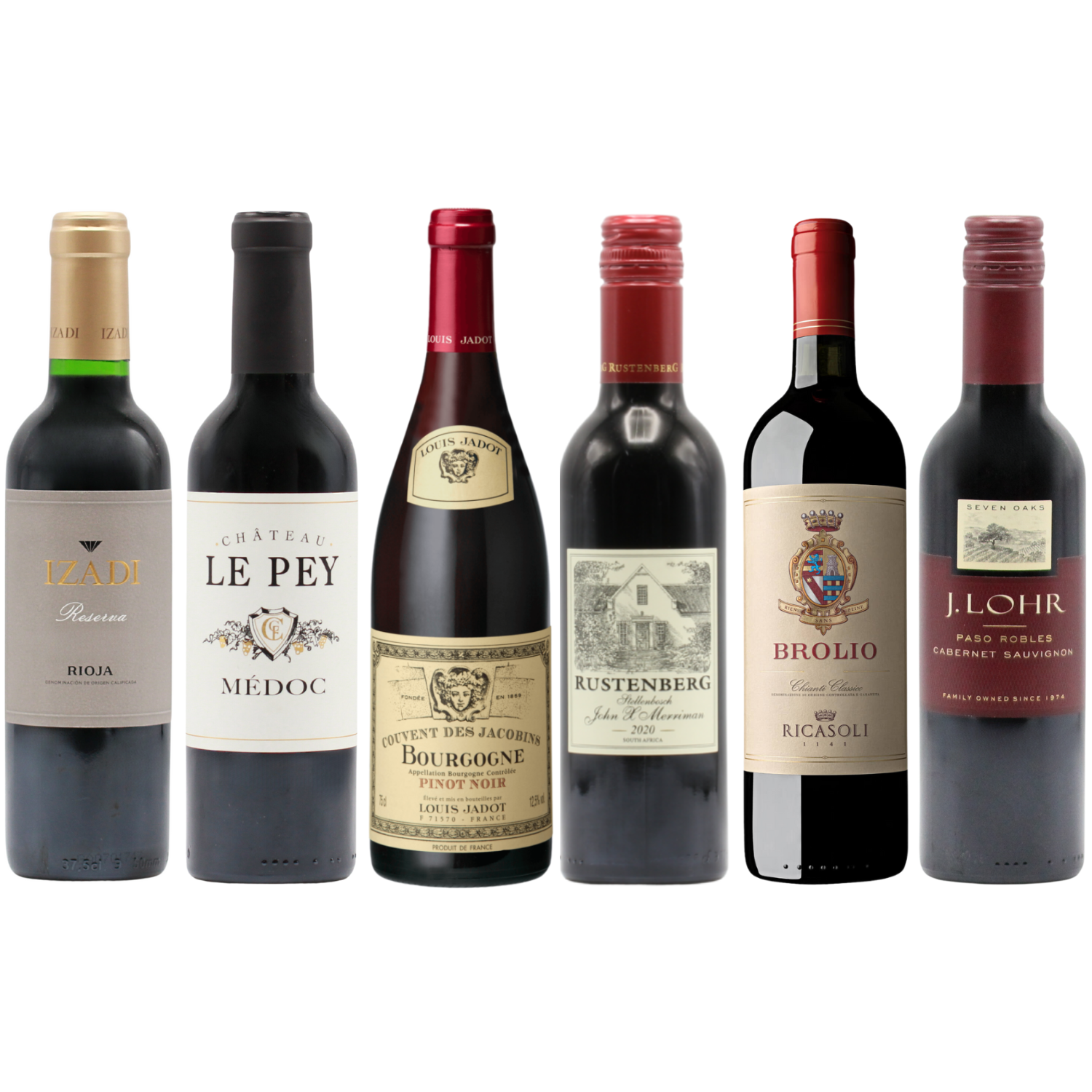 Six Fine Reds HALVES (6x37.5cl)