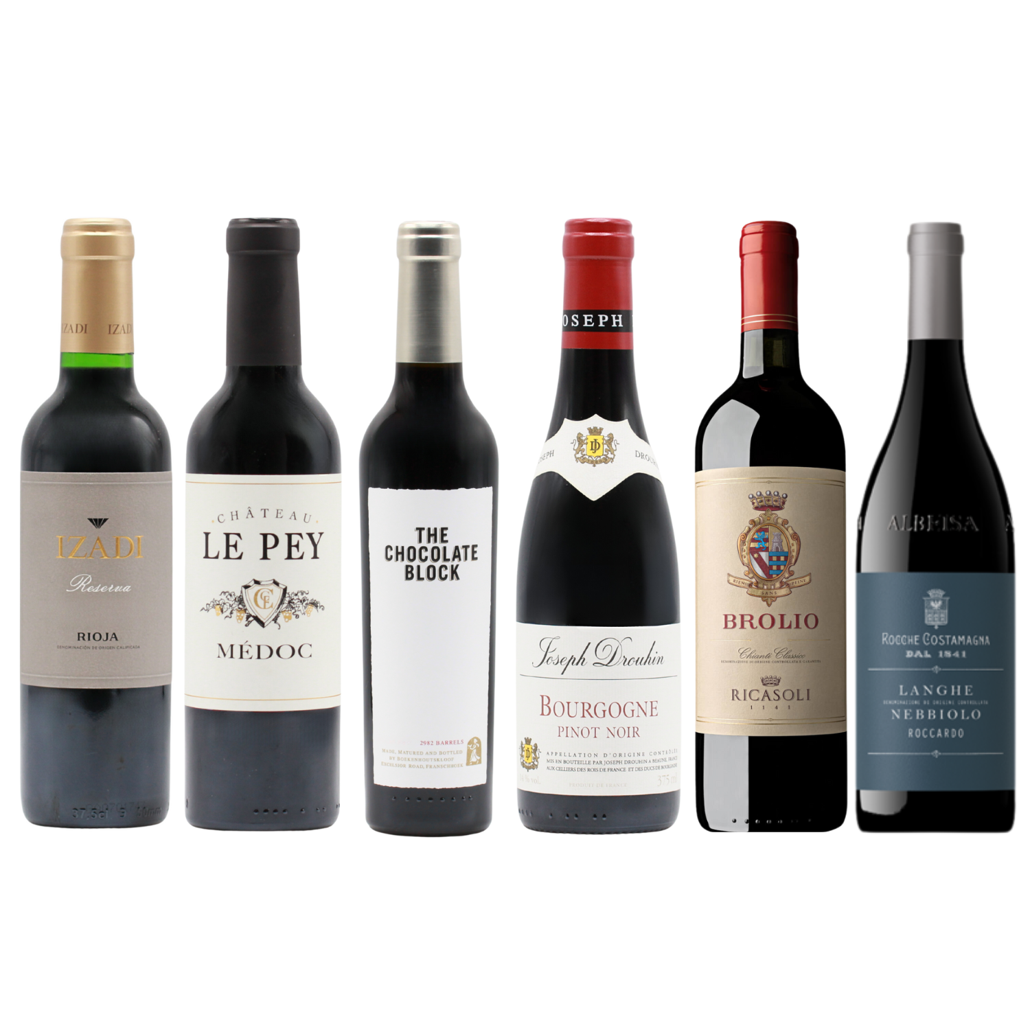 Six Fine Reds HALVES (6x37.5cl)