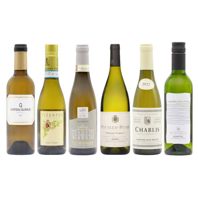 Six Fine Whites HALVES (6x37.5cl)