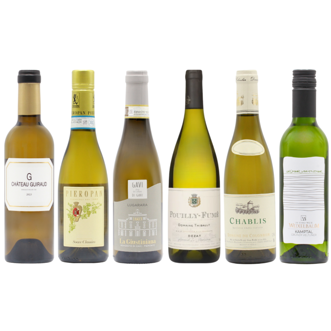 Six Fine Whites HALVES (6x37.5cl)