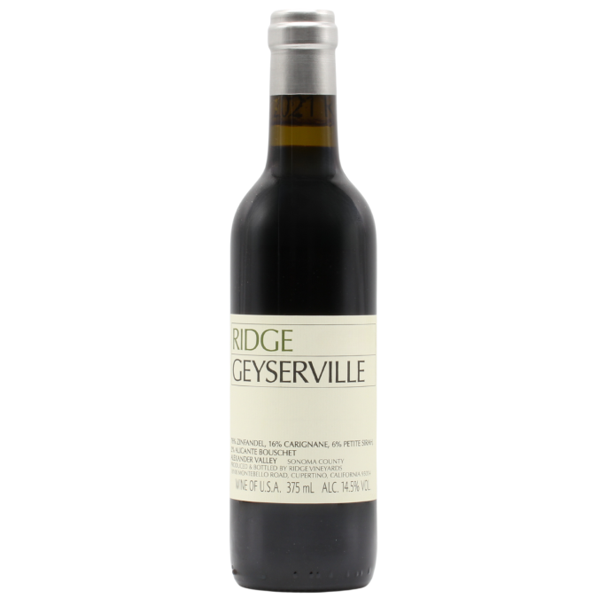 Ridge Vineyards Geyserville Sonoma County 2021 HALF Bottle (37.5cl)