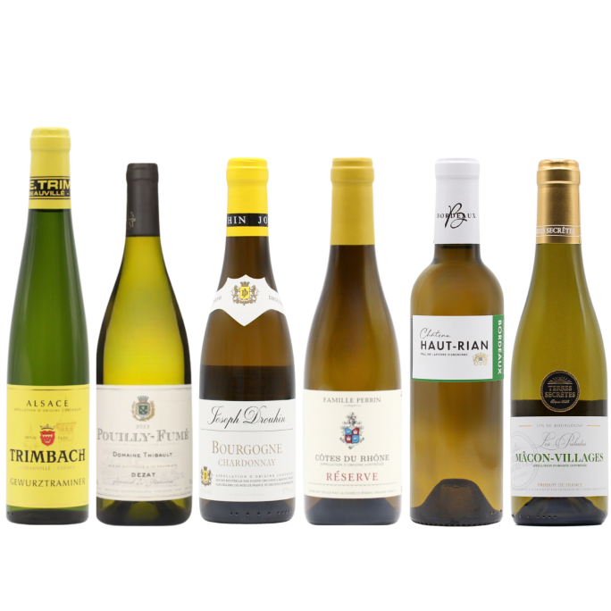 Six French Whites HALVES (6x37.5cl)