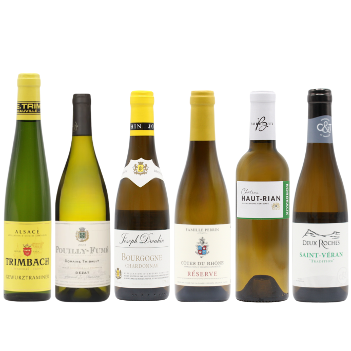 Six French Whites HALVES (6x37.5cl)