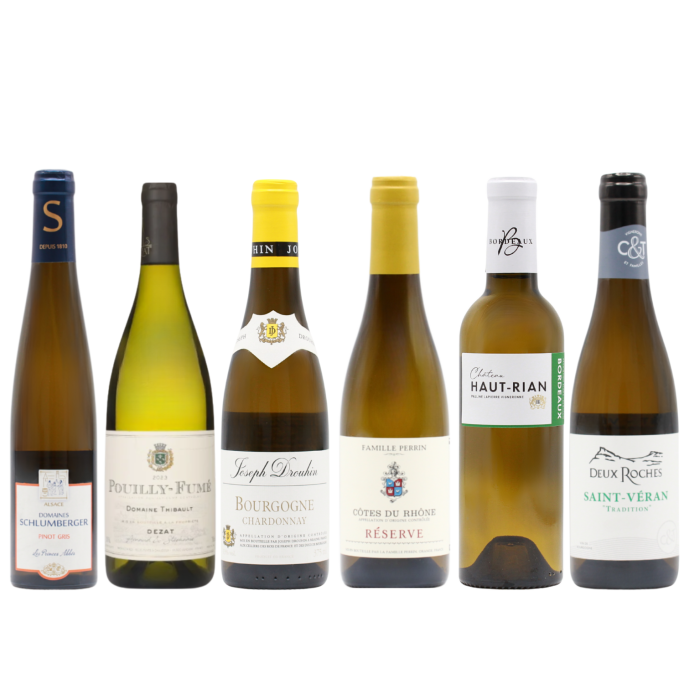 Six French Whites HALVES (6x37.5cl)