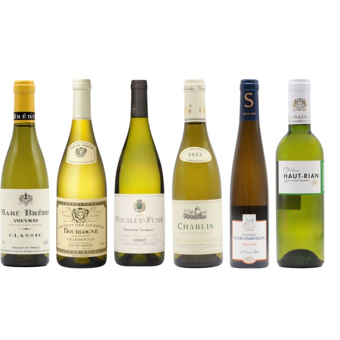 Six French Whites HALVES (6x37.5cl)